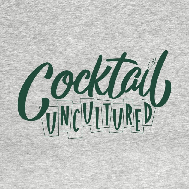 Cocktail Uncultured Logo - Green by Cocktail Uncultured